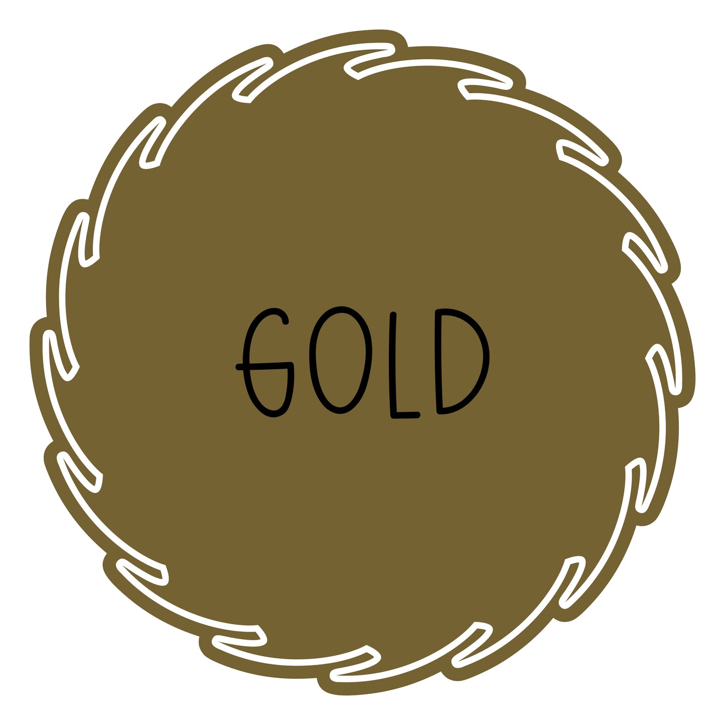 Oracal 651 Adhesive Vinyl Gold
