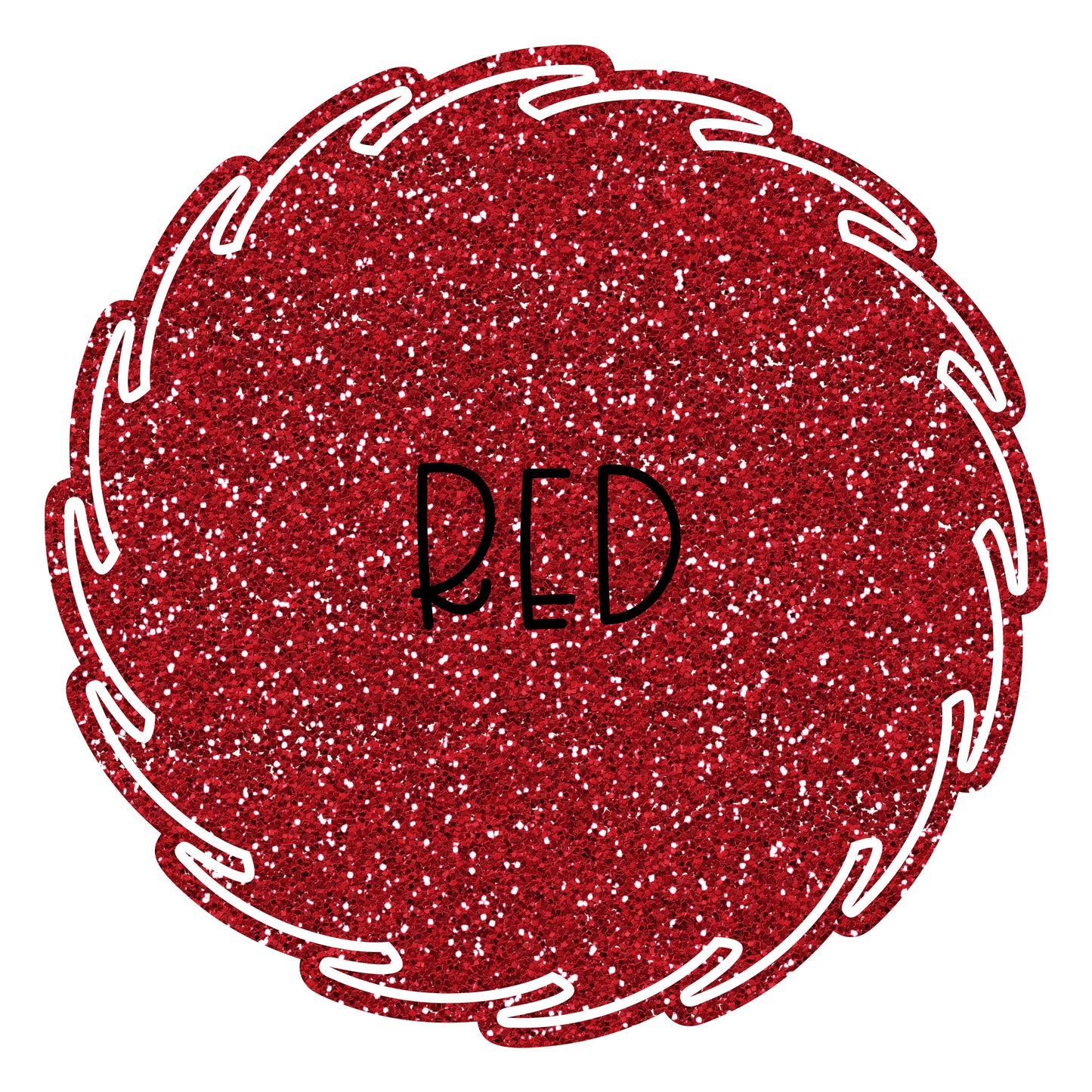 Mozzies Glitter HTV Red