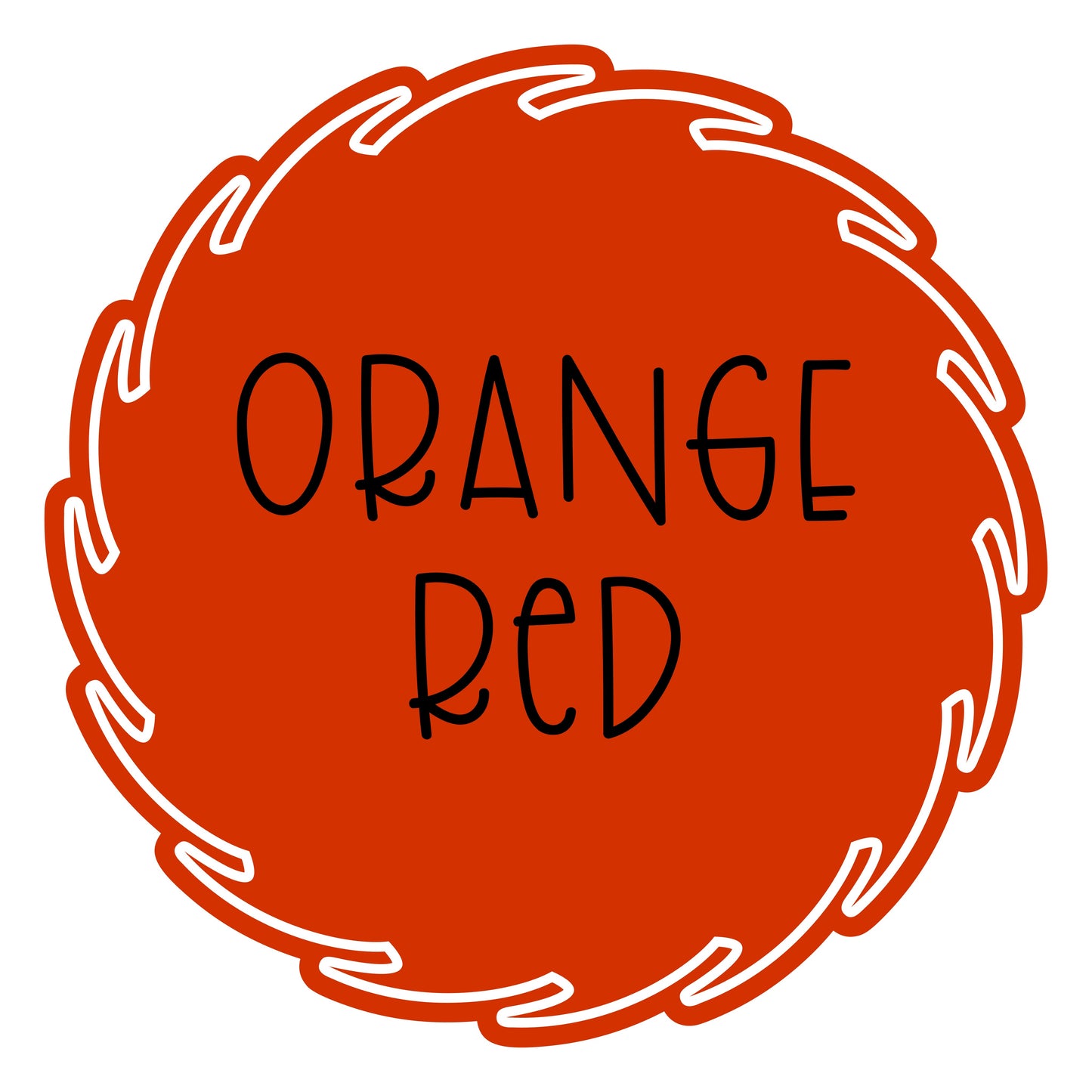Oracal 651 Adhesive Vinyl Orange Red